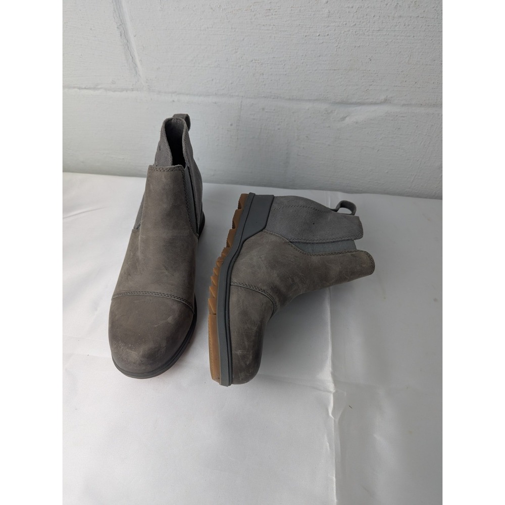 Sorel Evie II Women's Chelsea boots size 6.5‎ Quarry Grill Gray Wedge